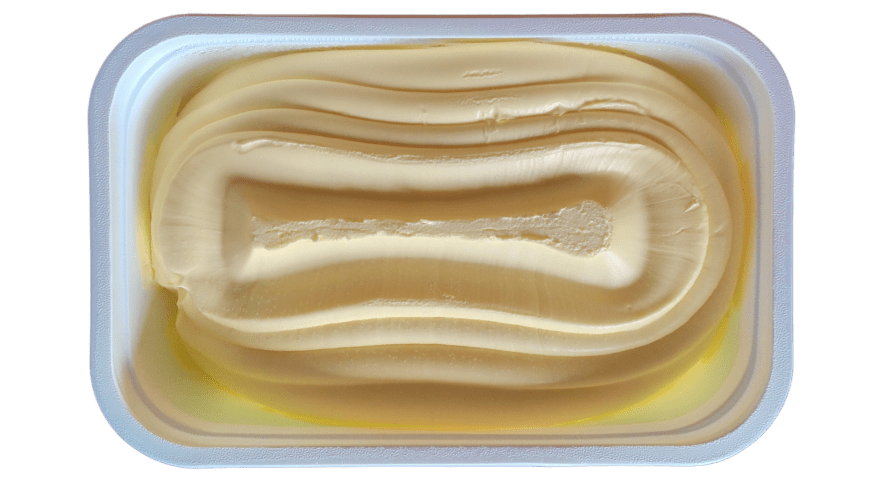Margarine in Schale